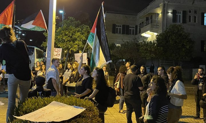 مسيرة مركبات في أم الفحم تنديدا بعدوان الاحتلال على نابلس