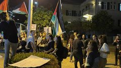 مسيرة مركبات في أم الفحم تنديدا بعدوان الاحتلال على نابلس