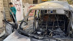 مشاهد الدمار الذي خلفه عدوان الاحتلال على مدينة نابلس