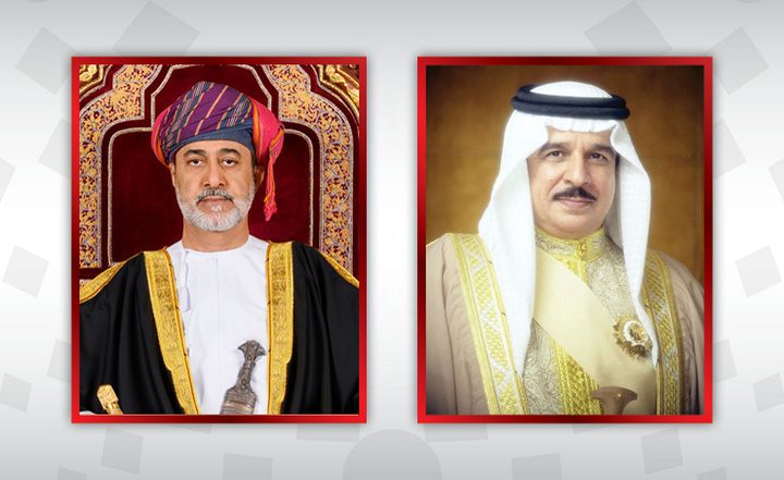 سلطان عمان وملك البحرين يؤكدان ضرورة التوصل إلى حل عادل وشامل للقضية الفلسطينية