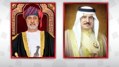 سلطان عمان وملك البحرين يؤكدان ضرورة التوصل إلى حل عادل وشامل للقضية الفلسطينية