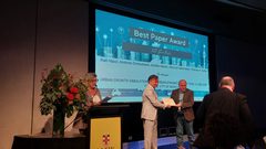 الدكتور إيهاب حجازي من النجاح يحصل على جائزة أفضل ورقة علمية في مؤتمر دولي