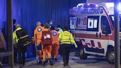 قتيل وأربعة جرحى في هجوم بسكين قرب ميلانو