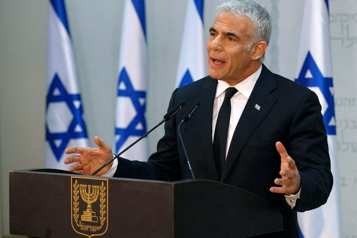 لابيد: اتفاق ترسيم الحدود مع لبنان ضربة كبيرة لحزب الله