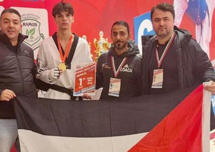 عمر حنتولي يتوج بذهبية بطولة آسيا للأندية بمنافسات التايكواندو