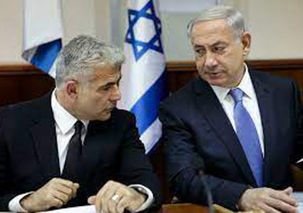 لابيد  لنتنياهو : "إسرائيل فوق كل اعتبار سياسي"