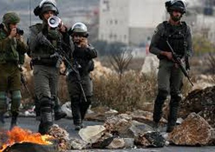 إصابة شاب برصاص الاحتلال خلال مواجهات عند المدخل الشمالي للبيرة