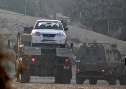 الاحتلال يعتقل شابا من جنين ويستولي على مركبته