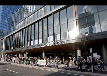 بوسطن: تظاهرة تطالب بإغلاق مؤسسات أميركية تمول الاستيطان