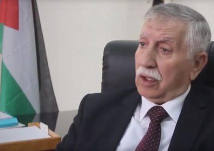 التميمي: منظمة التحرير راسية باعتبارها ممثلا شرعيا ووحيدا لأبناء شعبنا