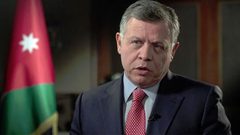 العاهل الأردني: يجب تكثيف العمل من أجل تحقيق السلام على أساس حل الدولتين