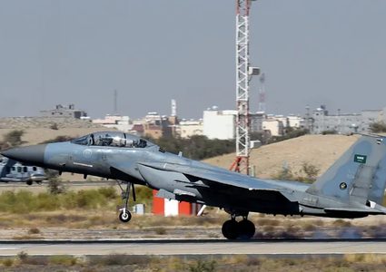 تحطم طائرة مقاتلة سعودية أثناء مهمة تدريبية