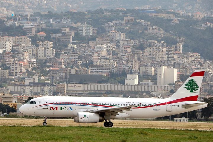 إصابة طائرة برصاصة طائشة أثناء هبوطها في بيروت