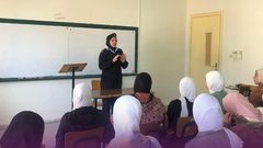 تنظيم محاضرة توعوية عن دور الشرطة في رعاية ذوي الاحتياجات الخاصة