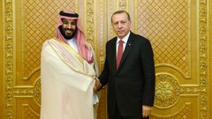 أردوغان يلتقي ولي العهد السعودي على هامش قمة العشرين