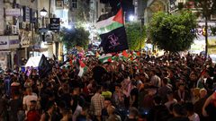 مسيرة في حارس تنديدا بإعدام الاحتلال للشاب محمد صوف