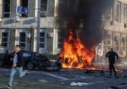 وابل صاروخي روسي على كامل أراضي أوكرانيا