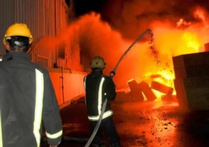 مستشفى النجاح الوطني الجامعي تنعى ضحايا حريق مخيم جباليا