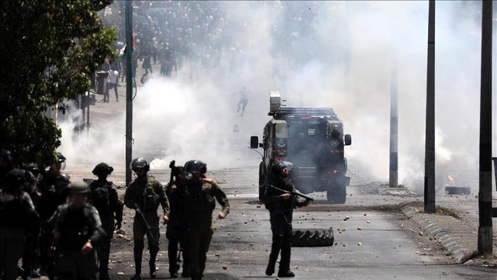 طولكرم:إصابات بالاختناق في مواجهات مع قوات الاحتلال