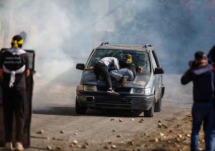 الاحتلال يصيب ٤ مواطنين في كفر قدوم