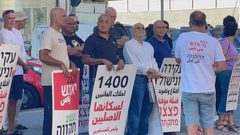وقفة في يافا تنديدًا بمخططات التهجير