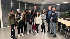 وفد رياضي من عمادة شؤون الطلبة في جامعة النجاح يصل إلى النرويج