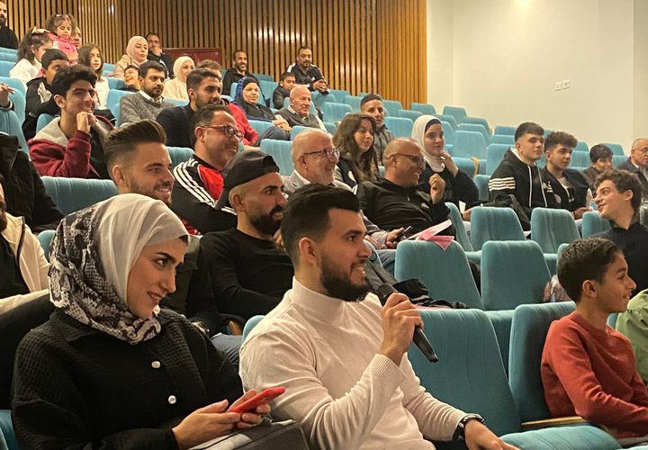حفل افتتاح فعاليات كأس العالم، في جامعة النجاح الوطنية وبالتعاون مع مركز بلدية نابلس الثقافي "حمدي منكو"، ويتخللها استوديو تحليلي خاص بين الشوطين.