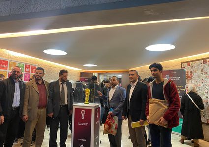 فعاليات حفل افتتاح فعاليات كأس العالم في جامعة النجاح الوطنية