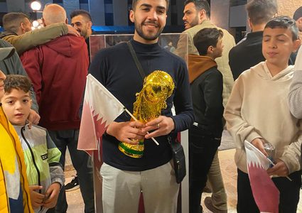 حفل افتتاح فعاليات كأس العالم، في جامعة النجاح الوطنية وبالتعاون مع مركز بلدية نابلس الثقافي "حمدي منكو"، ويتخللها استوديو تحليلي خاص بين الشوطين.