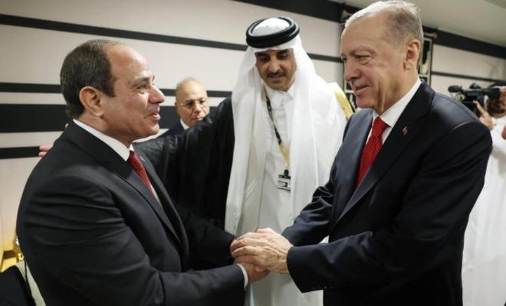 قمة مصرية تركية على هامش افتتاح كأس العالم 2022 في قطر