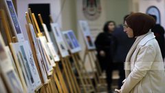 افتتاح معرض الكاريكاتير العالمي "حرية الصحافة في فلسطين"