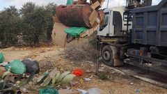 ضبط نفايات طبية خطيرة مهربة من المستوطنات في سلفيت