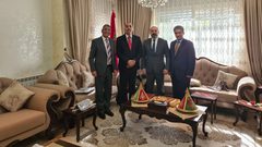 النائب العام يبحث مع سفير المغرب تعزيز التعاون القضائي