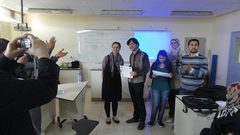 النجاح تتميز بمشاركتها في مؤتمر دولي بأيطاليا حول العلوم والفيزياء