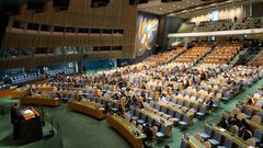 الجمعية العامة للأمم المتحدة تعقد جلسة حول القضية الفلسطينية