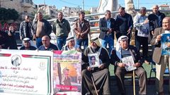 وقفة إسناد مع الأسرى وسط مدينة أريحا