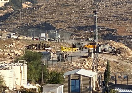 بيت لحم : قوات الاحتلال تقتحم وتحاصر مدرسة ذكور تقوع الثانوية