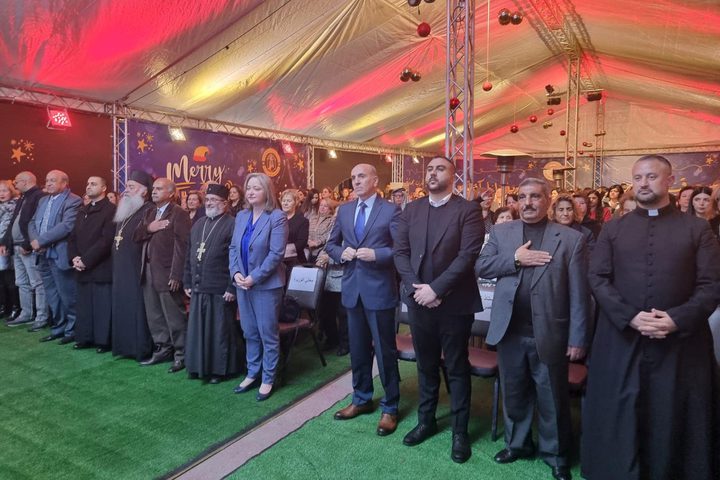 وزيرة السياحة تفتتح فعاليات الميلاد في بلدة الطيبة