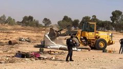 الاحتلال يهدم قرية العراقيب البدوية للمرة 210