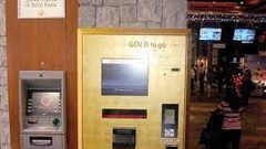 إطلاق عمل أول صراف آلي لبيع الذهب في العالم