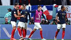 فرنسا تطيح بإنجلترا وتواصل مشوارها نحو الحفاظ على اللقب