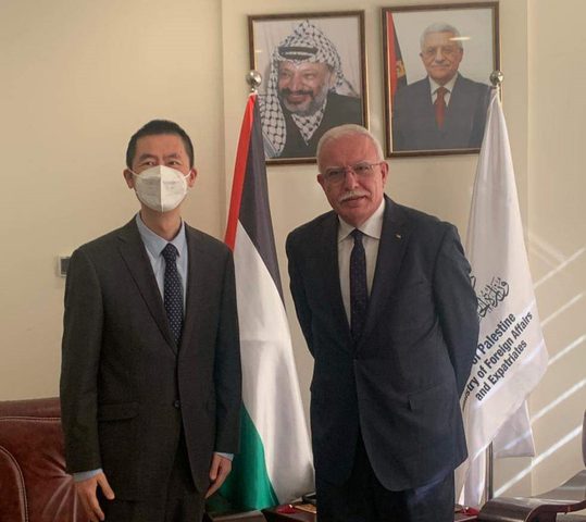 المالكي : نأمل بتعزيز الجهود لإيجاد حل عادل للقضية الفلسطينية