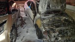 مجهلون يقومون  بإحراق سيارة خصوصية بحيفا