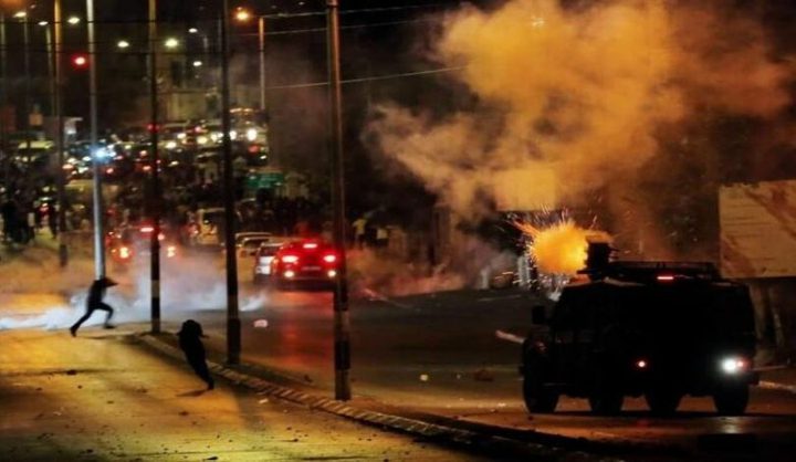 إصابات بالاختناق خلال مواجهات مع قوات الاحتلال في حوسان غرب بيت لحم