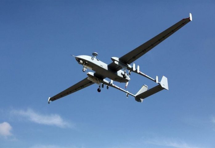 سقوط طائرة بدون طيار في غزة