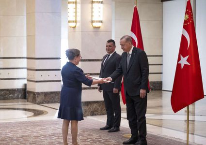 أردوغان يتسلم أوراق اعتماد السفيرة الإسرائيلية الجديدة