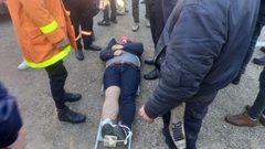 8 إصابات بانقلاب حافلة وسط قطاع غزة