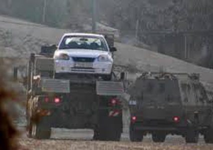 الاحتلال يستولي على مركبة لمواطن من بلدة قراوة بني حسان