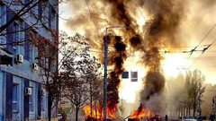 حالة تأهب في كييف إثر تعرضها لهجوم جوي