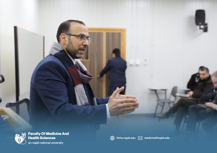 مستشفى النجاح يعقد محاضرة خاصة حول أمراض الجهاز الهضمي